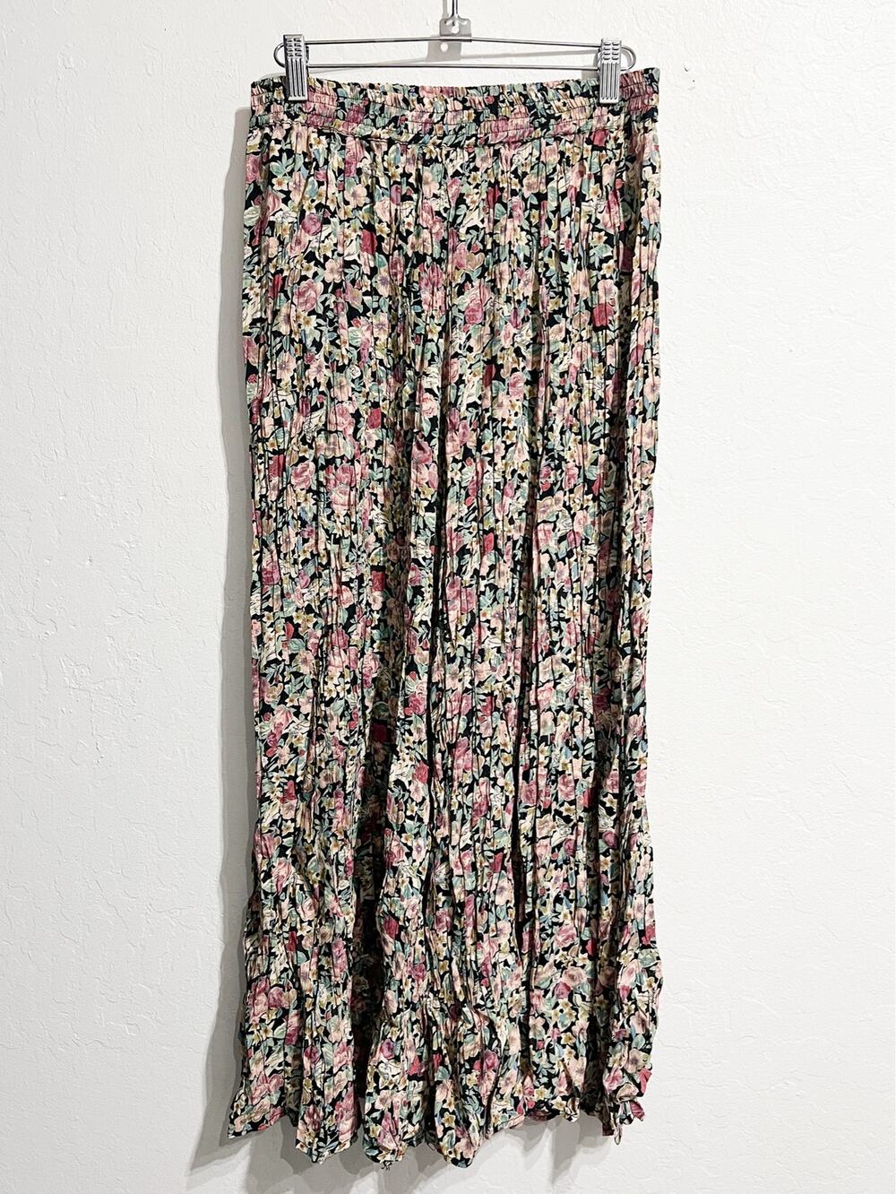 VTG 90s Star of India Pants M Floral Vintage Garden Festival Palazzo Wide Leg
